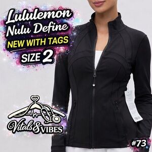 Lululemon Nulu Define Jacket Size 2 New with Tags